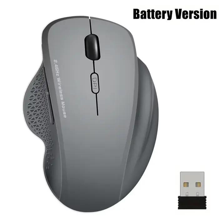 Wireless Gaming Mouse 2.4G Ergonomic Cordless Mouse with USB Receiver Computer Mouse with 6 Buttons 