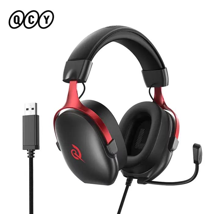 Casque de jeu filaire QCY VN200 Pro H7GM, son surround 7.1, casque de jeu USB pour PC, PS4, PS5, mul