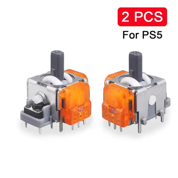 Joystick analogique 3D de remplacement à effet TMR, 2/10 pièces, pour contrôleur DualSense PS5 PS4 p