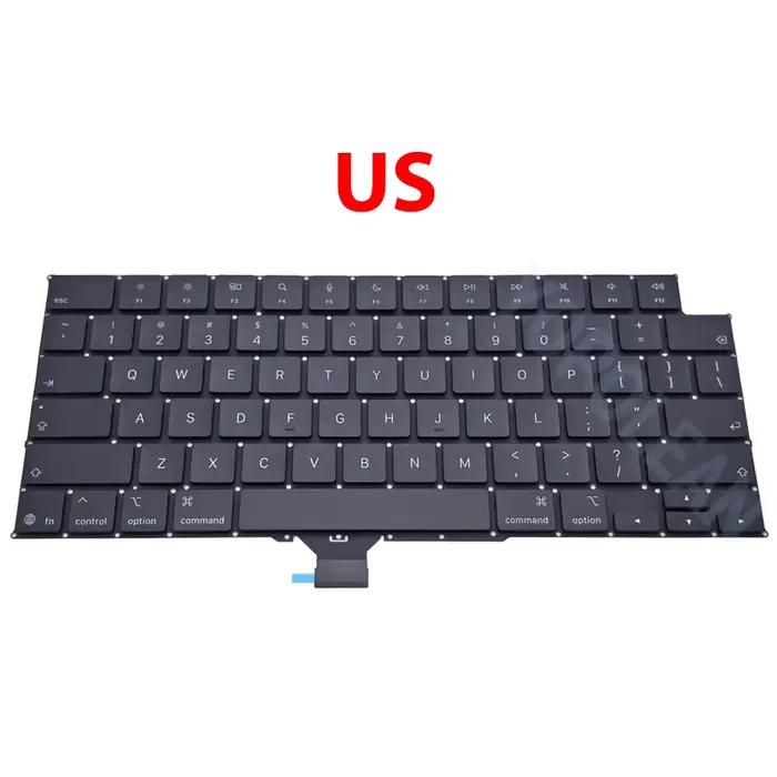 Nouveau clavier pour Macbook Pro 14"16" A3434 A3426 A3427 A3428 A3429 M5 Pro Max US UK Français Russ