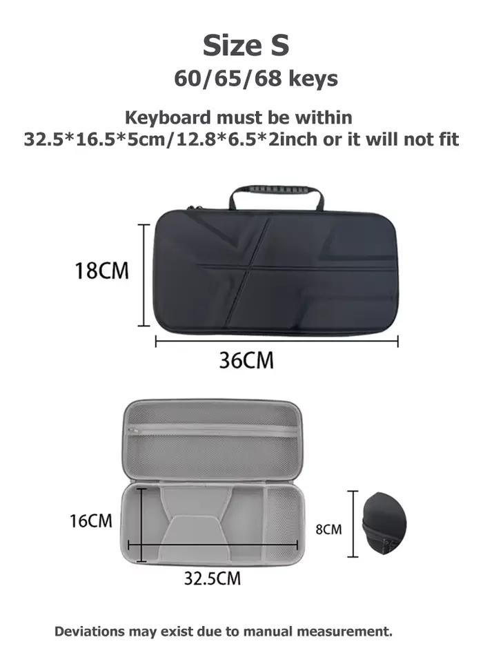 Étui de rangement compatible avec les claviers de jeu mécaniques Razer BlackWidow V3 V4, V4 Pro, Dea