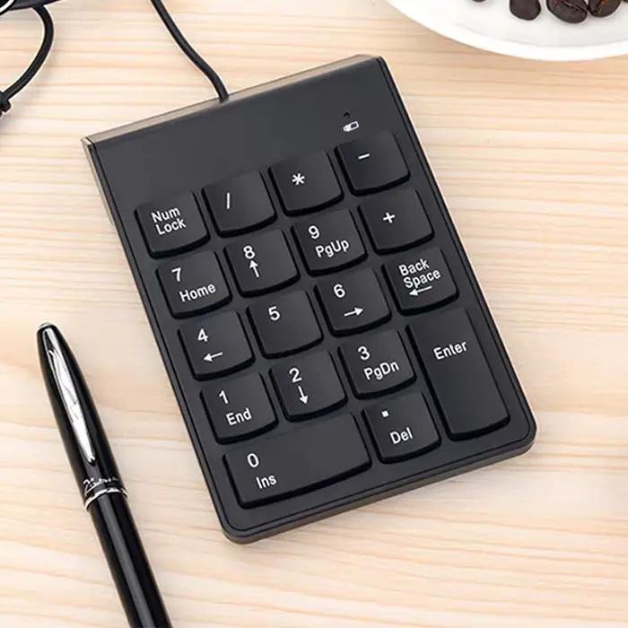 Clavier numérique USB à 18 touches, mini clavier numérique pour ordinateur portable, ordinateur de b