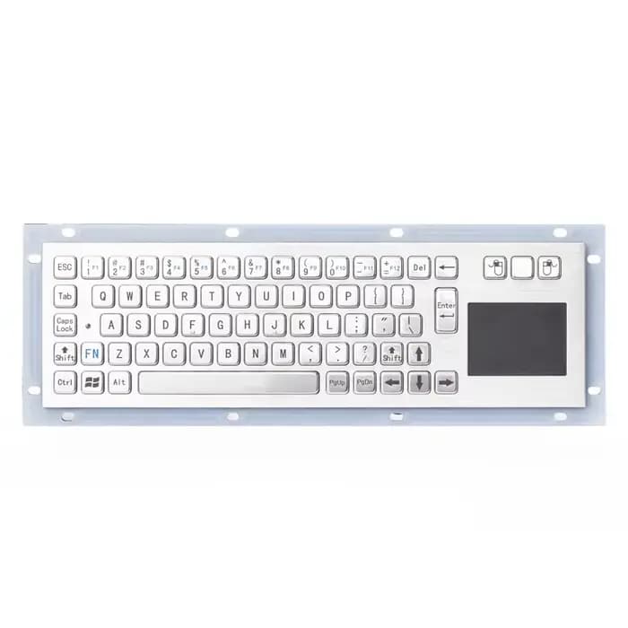 Claviers Industriels en Métal Robustes, Ultra-Minces, Étanches IP65, avec Wild USB TouchSub