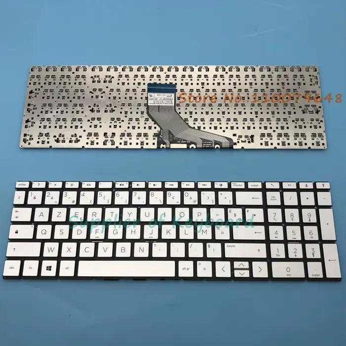 Nouveau clavier français Azerty pour ordinateur portable HP 250 G7,255 G7,256 G7,250 G8, argent/noir