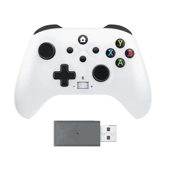 Manette sans fil pour Xbox One Series X/S/PC, 2,4 GHz, macro/turbo/prise audio 3,5 mm/vibration doub