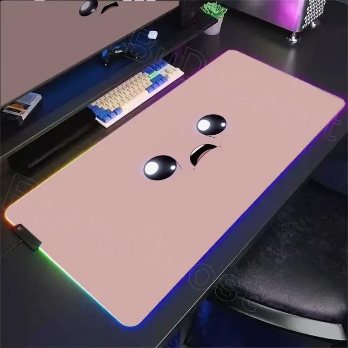 Tapis de souris antidérapant pour clavier de jeu, Kawaii, rvb, la reliure d'Isaac, accessoires d'ord