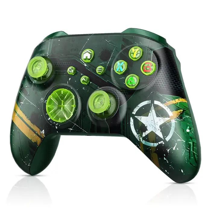 Manette de jeu sans fil Wi-Fi avec fonction turbo, manette de jeu RVB, Xbox One, Xbox One S, X, Xbox