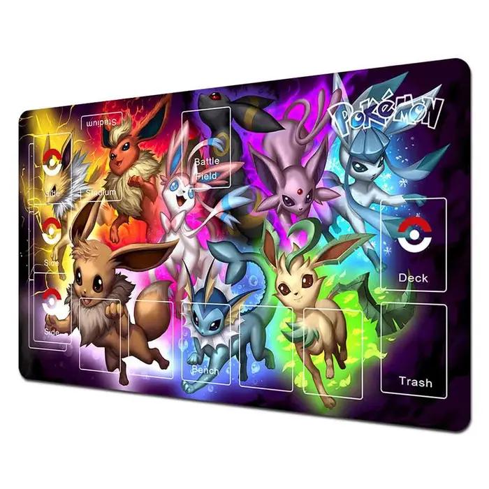 Tapis de jeu PTCG, tapis de jeu Pokémon, tapis de jeu de cartes à collectionner, tapis de jeu de car