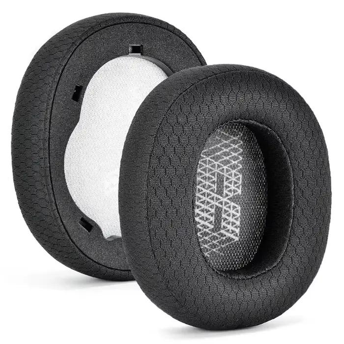 1 paire de coussinets d'oreille en mousse, oreillettes en cuir pour écouteurs JBL E65 E65BTNC / Duet