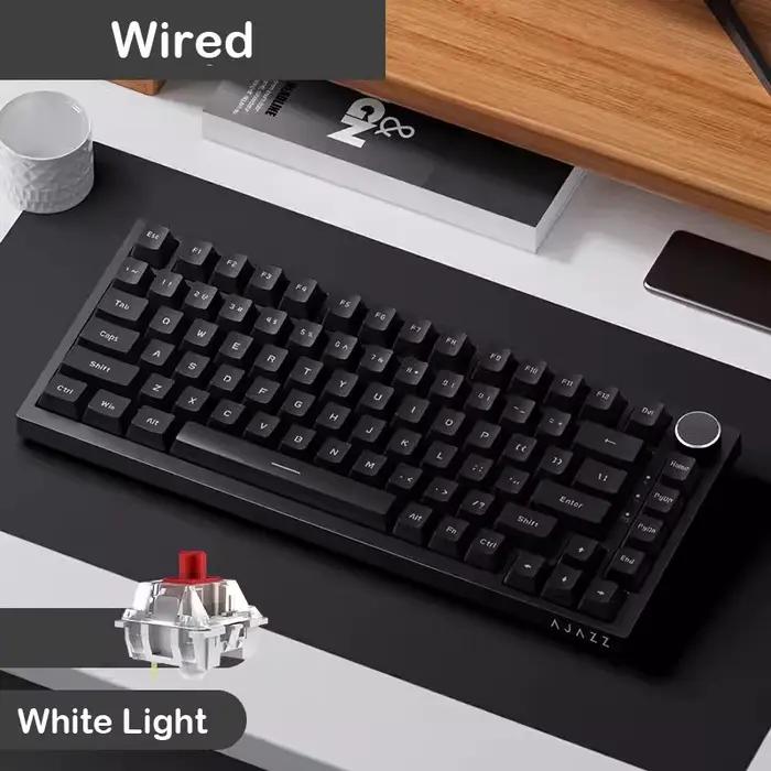 Clavier mécanique AJAZZ AK820, disposition compacte 70 %, éclairage RVB, commutateurs interchangeabl