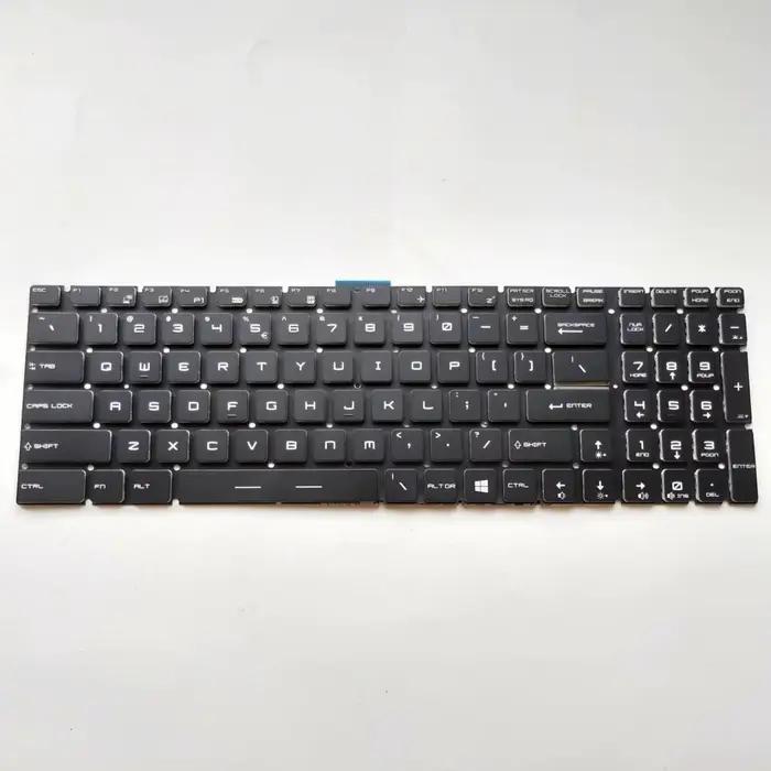 Clavier US pour MSI Steel GS60 GE62VR GE72 GS73VR GS63 GS63VR