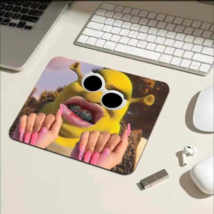 Mignon drôle s-shrek petit tapis de souris clavier coussin pour ordinateur portable tapis de bureau 