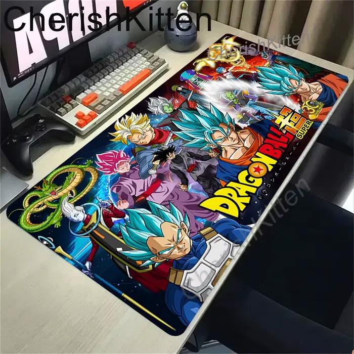 Tapis de souris Dragon Ball, tapis de jeu HD en caoutchouc, tapis de bureau étendu antidérapant pour