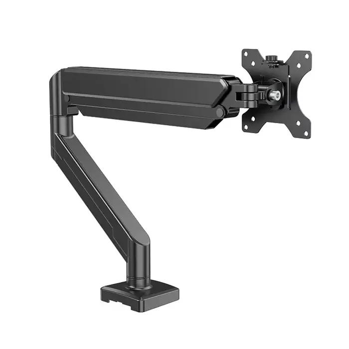 Support de moniteur unique pour écrans de 13″ à 35″, bras de moniteur réglable en hauteur avec base 