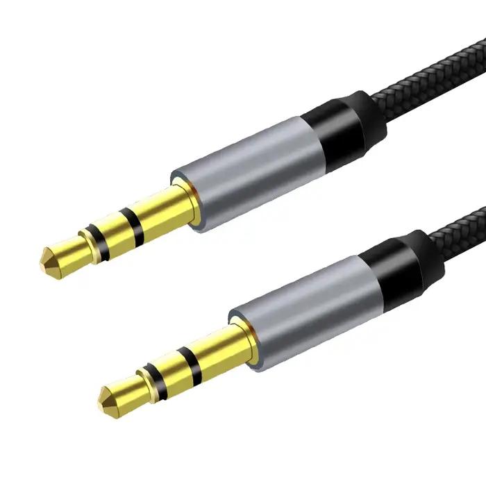 Câble Audio d'extension Jack 3.5mm câble Audio ligne câble Aux 0.5m/1m/2m/3m pour iPhone Samsung cas