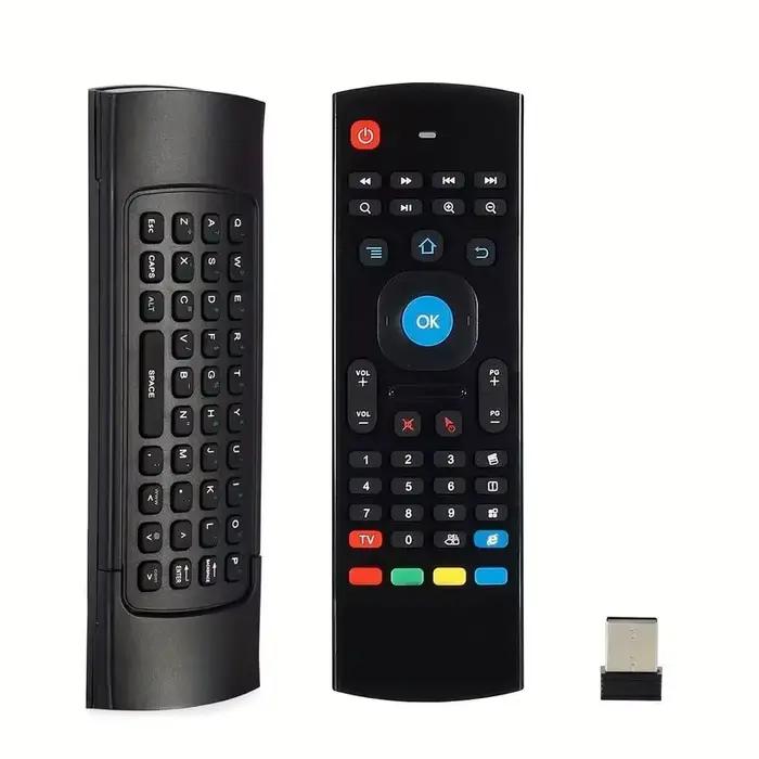 MX3-Mini clavier sans fil Air Mouse, 2.4 GHz, multifonctionnel, avec apprentissage infrarouge, pour 