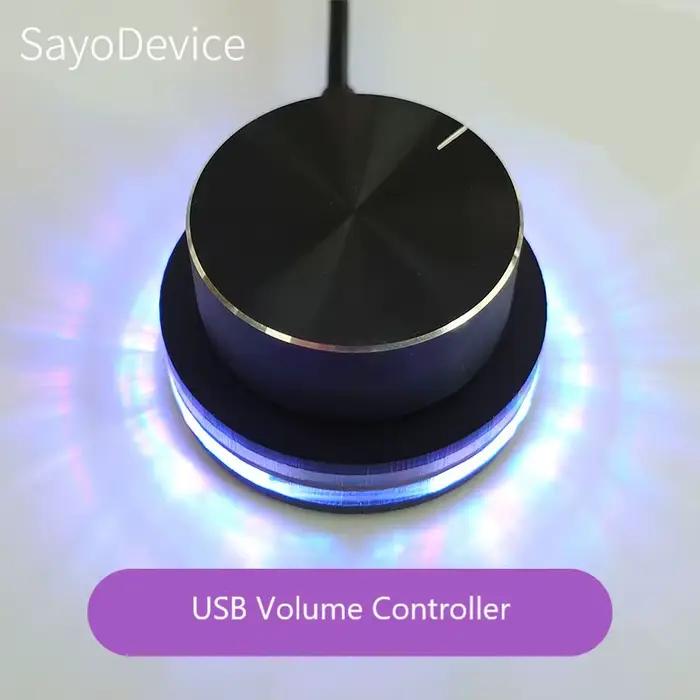 Bouton de cadran de Surface de contrôleur de Volume USB, Support personnalisé, touches de raccourci,