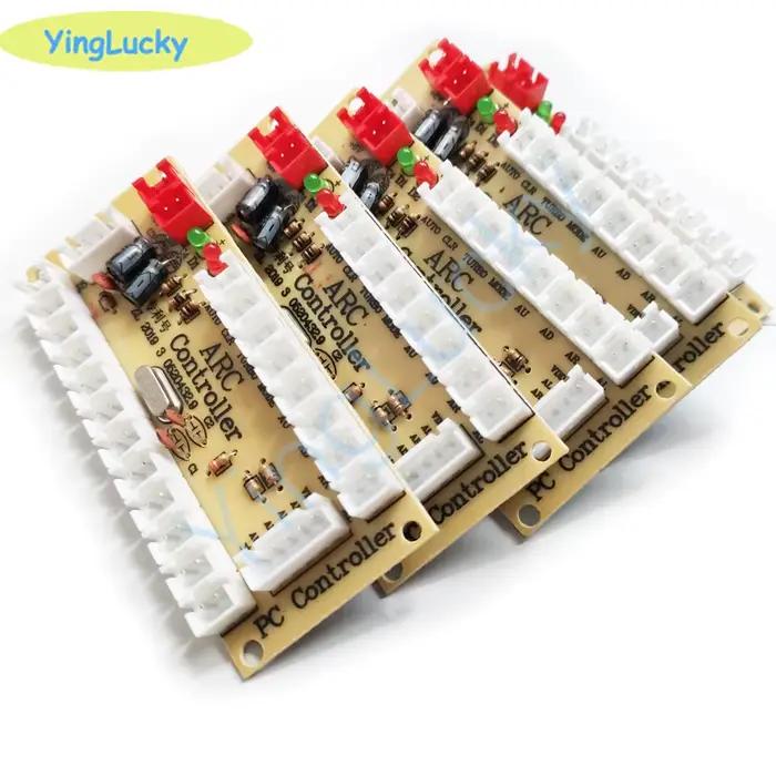 Encodeur USB d'arcade à retard zéro, 20 pièces, PC vers Joystick Arcade, Circuit imprimé à bascule, 