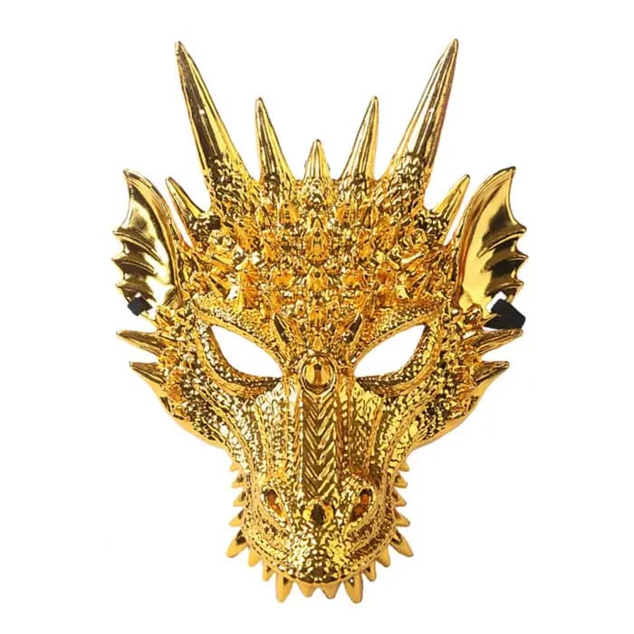 Couvre-visage de Dragon coloré 3d, couvre-chef de Dragon pour spectacle sur scène, fournitures de fê
