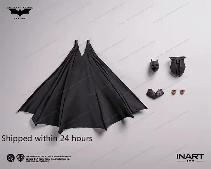 En stock INART "The Dark Knight: Rises" Figurine d'action Batman 1/12 et pack d'accessoires, collect
