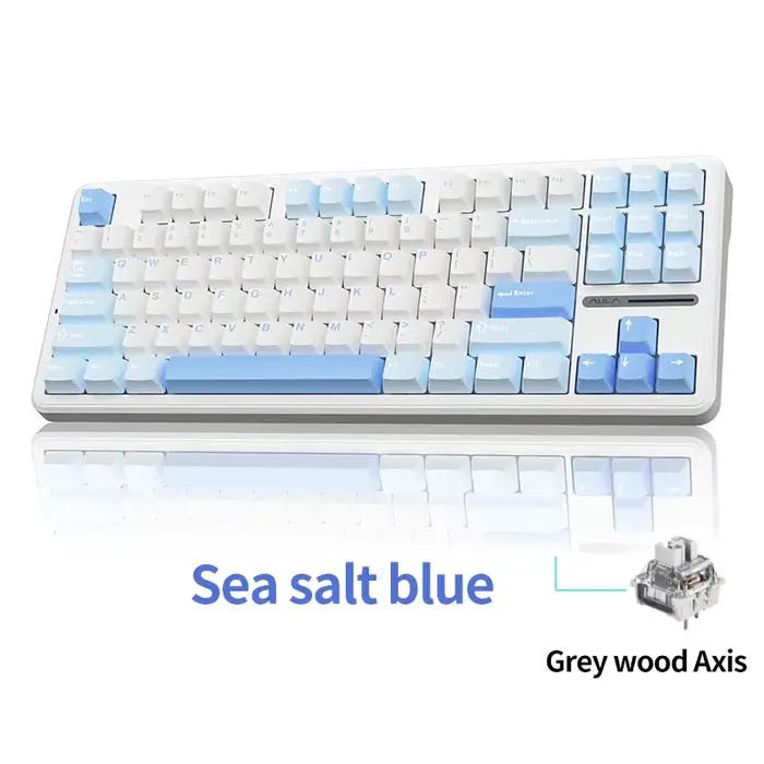 AULA F87 Pro clavier mécanique sans fil TKL clavier de jeu PBT échange à chaud personnalisé avec axe