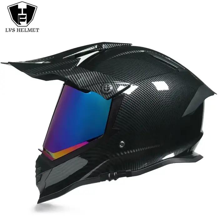 Nouveau casque de moto tout-terrain hommes et femmes casque de motocross intégral kask casque de des