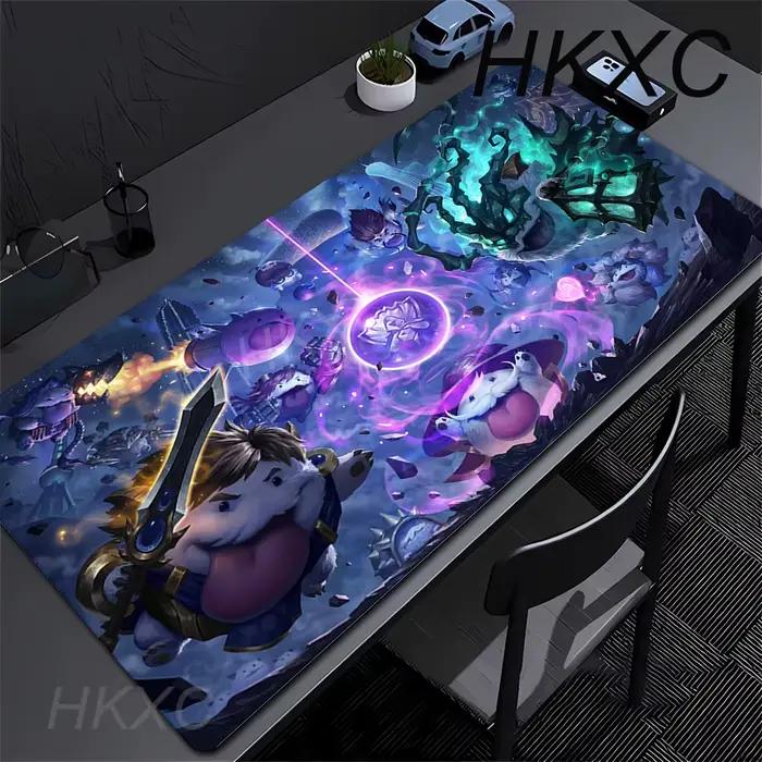Grand tapis de souris League of Legends pour gamer, tapis de bureau pour clavier, accessoires de jeu