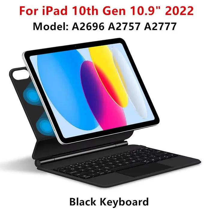 Clavier magique avec pavé tactile pour iPad Air 11 13 M4 2026 M3 M2 iPad 10 10e génération Air 4 5 6