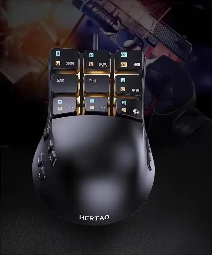 HERTAO-Souris de jeu légère, pigments PMW3360, ergonomique, personnalisée, capteur e-sports, accesso
