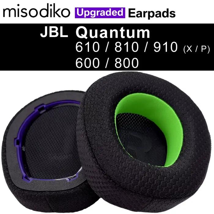 Misodiko – oreillettes de remplacement améliorées pour casque de jeu JBL Quantum 910/810/610/600/800