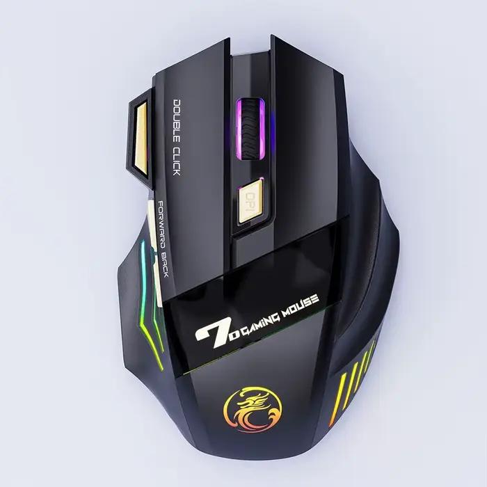 Souris de jeu sans fil USB IMICE GW-X7 3200 ug I mode touristes Rechargeable 7 prédire 2.4 mesurz So