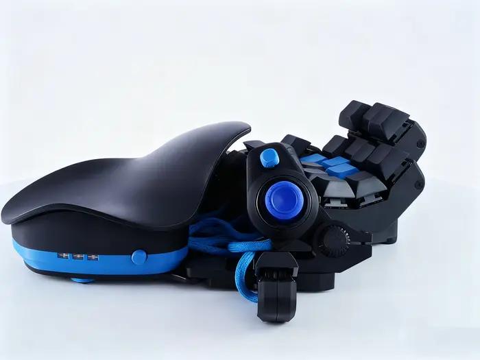 GameClaw QianRen clavier de jeu gaucher réglable à une main filaire WASD Joystick ergonomie PC Espor