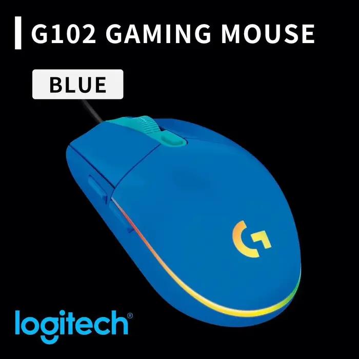 Souris filaire Logitech G402 pour droitier, pour gamer, bureau, PC, forme ergonomique, capteur Delta
