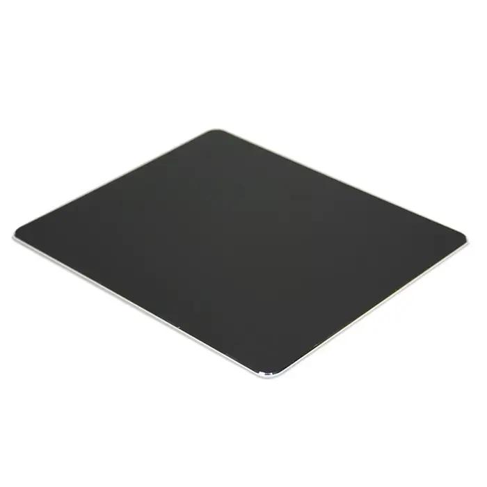 Tapis de souris professionnel en métal, Double face, en aluminium, étanche, antidérapant, rigide, ad