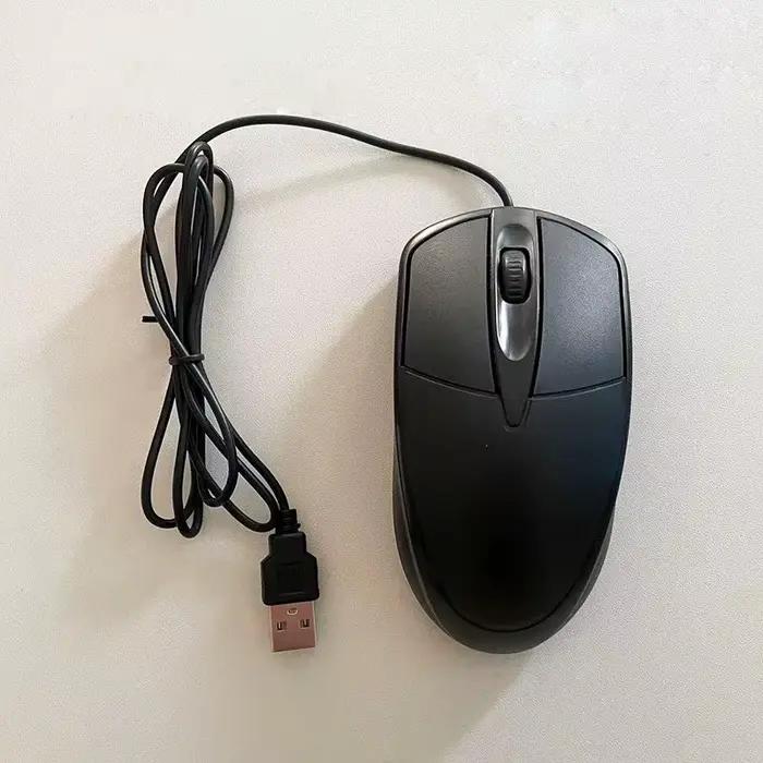 Souris optique filaire USB, pour ordinateur portable, maison, bureau, rouleau antidérapant, 3D, 1200