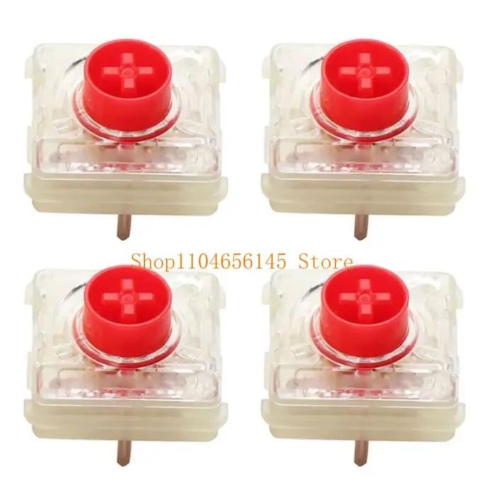 Cherry profil bas rvb rouge/argent commutateur personnalisé pour clavier mécanique ordinateur portab