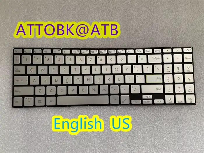 Clavier d'ordinateur portable RU/US/Français/Espagnol/Latin/FR pour ASUS VivoBook X513 D513 S513 M51