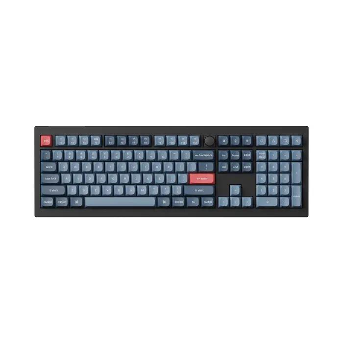 Keychron V6 Max QMK/VIA clavier mécanique personnalisé sans fil Gateron Jupiter commutateur Double i