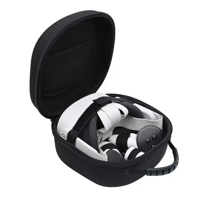 Étui de transport rigide pour casque VR Meta Quest 3S /Quest 3 /Quest 2 et accessoires pour contrôle