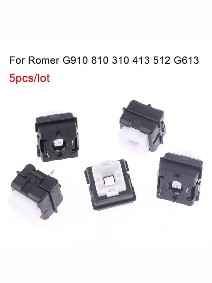 Commutateur Romer-G pour clavier mécanique, arbre de changement, interrupteur noir, Gbarding G910, G