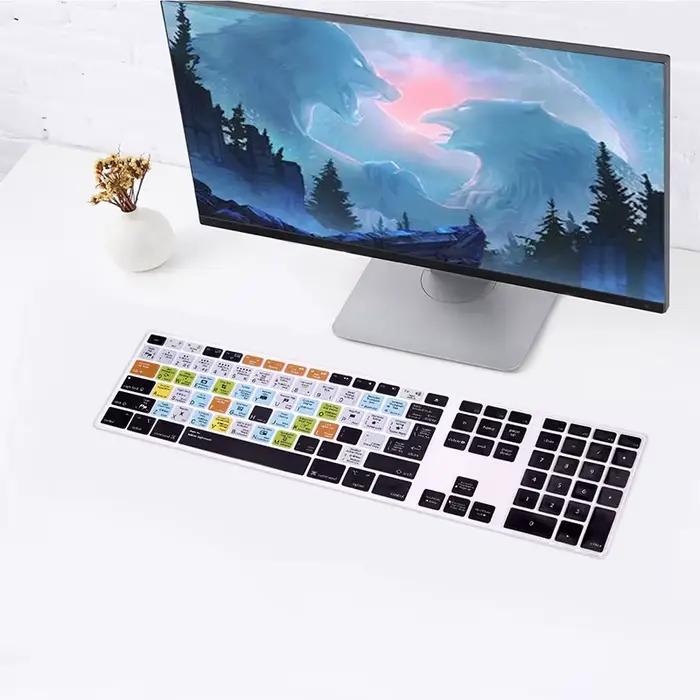 HRH – couverture de clavier raccourci avec pavé numérique, pour Apple IMac G6 MB110LL/B et MB110LL/A