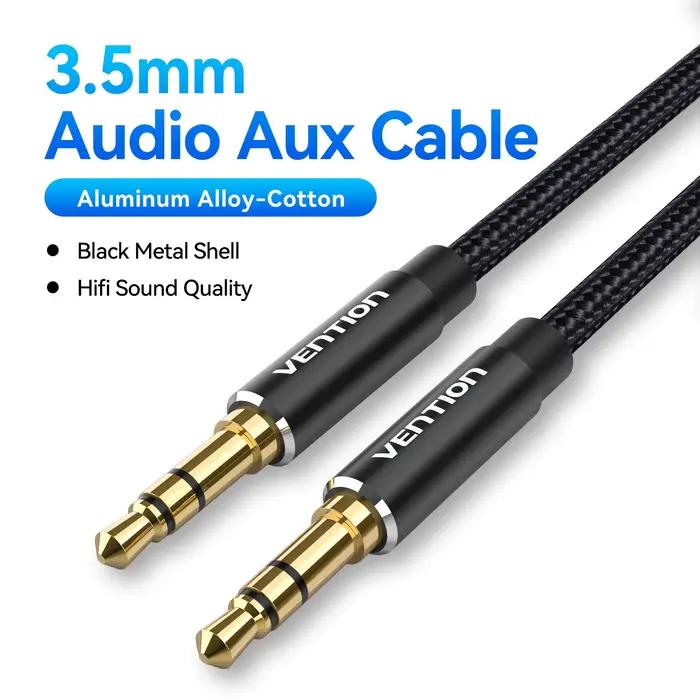 Vention 3.5mm Jack câble Audio mâle à mâle 3.5mm Audio Aux câble Jack pour téléphone voiture casque 