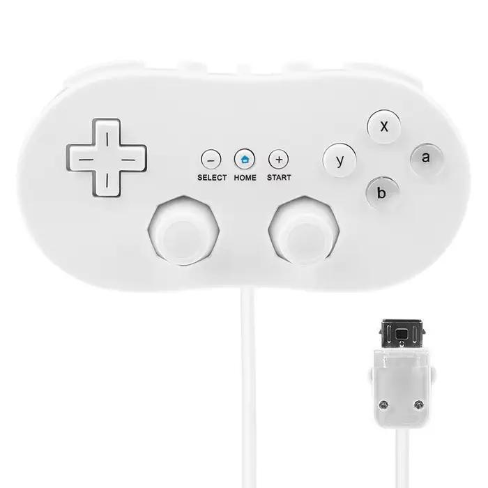 Manette de jeu classique filaire pour télécommande Nintendo Wii/Wii U