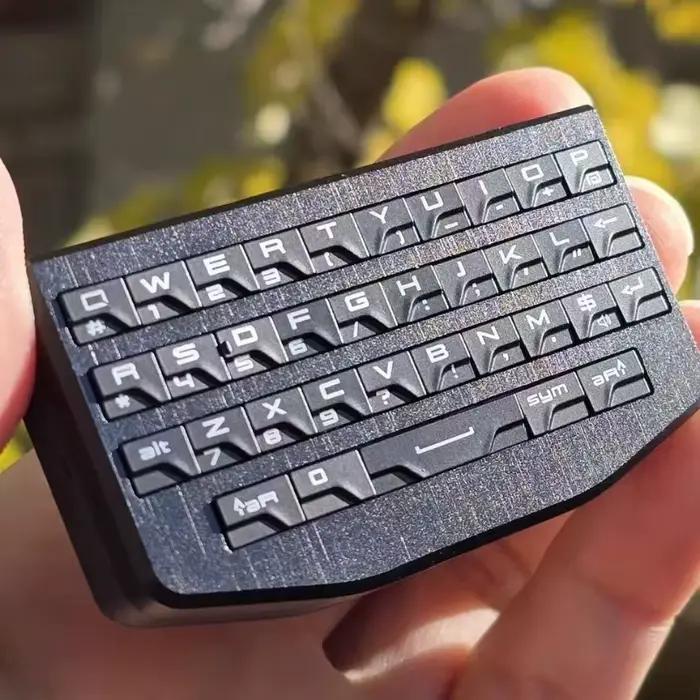 Clavier mini 2-en-1 Blackberry P9981/Q10 avec pavé tactile Bluetooth USB double mode, réglage DPI à 