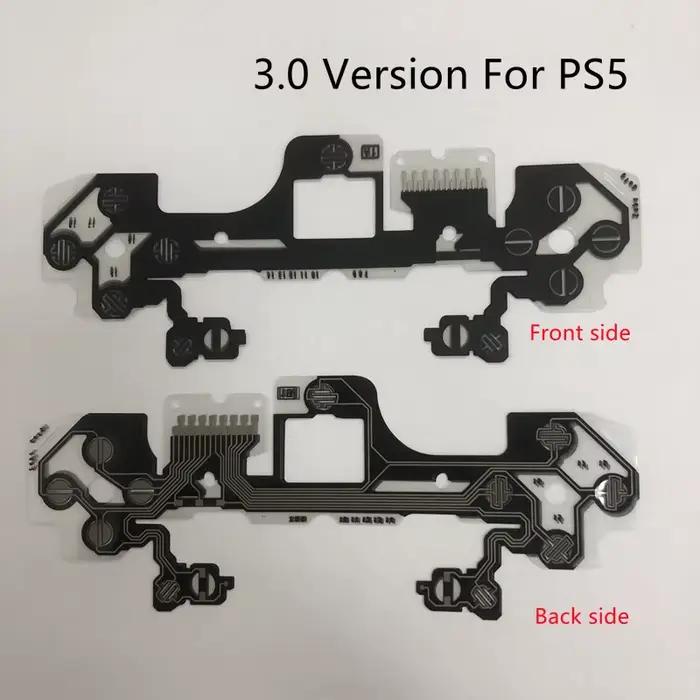 Contrôleur de manette de jeu pour Ps5 V3.0, 50 pièces/lot, bouton de Joystick analogique, Film condu