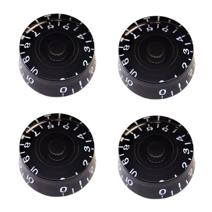 4 boutons de contrôle de vitesse pour guitare, multicolores, pour guitare électrique LP, boutons de 