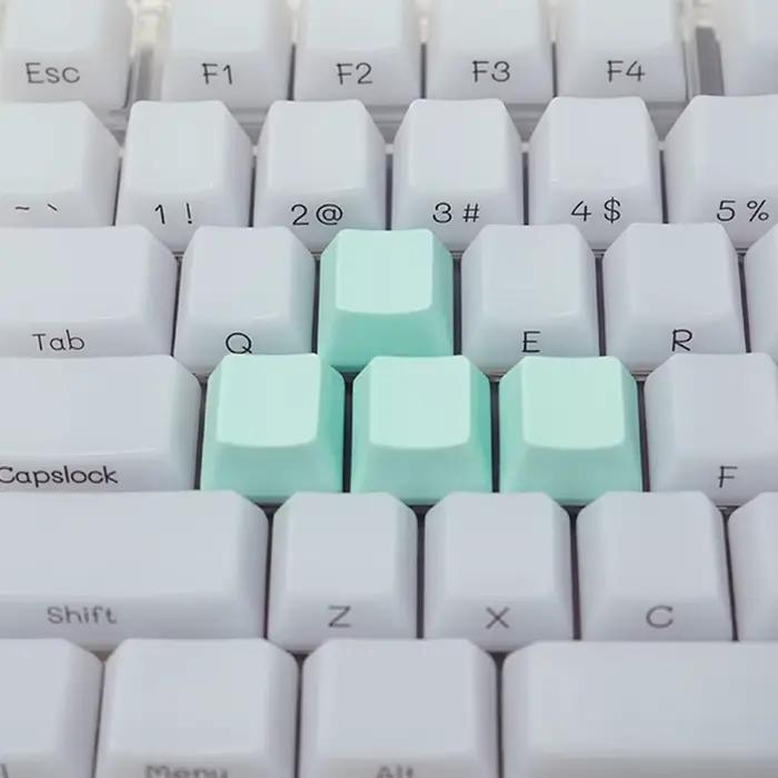 Idobao WASD flèche OEM Keycaps ensemble 4 pièces rouge Keycaps coloré blanc Keycaps pour clavier per