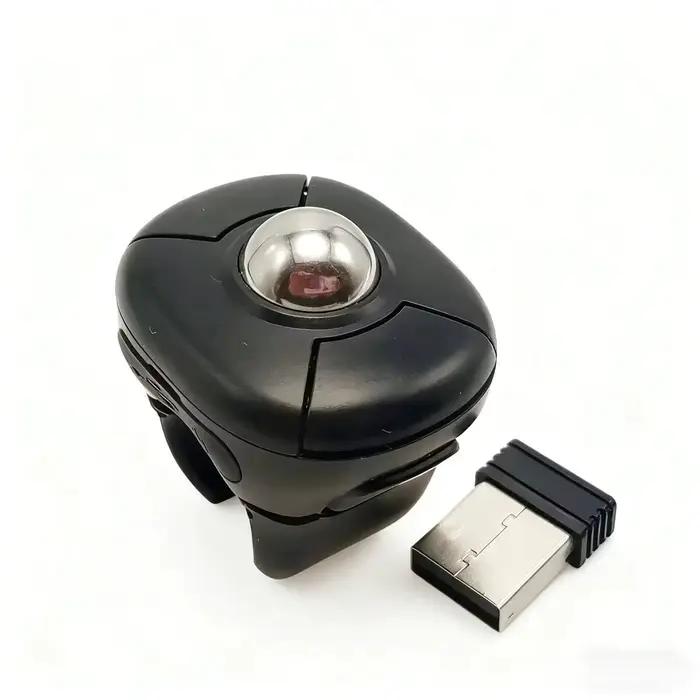 Souris Trackball sans fil Bluetooth double mode Air Mouse pour présentations PowerPoint, navigation,