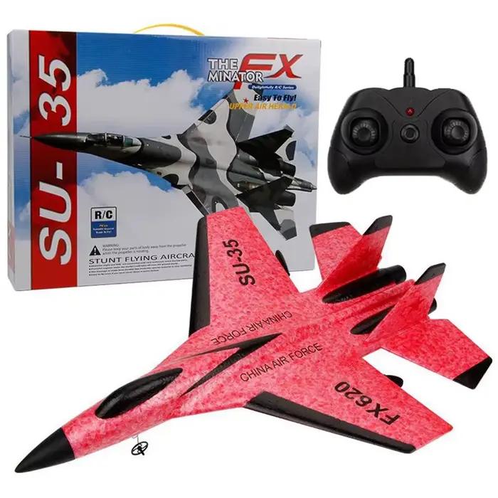 Avion RC en mousse SU35, planeur radiocommandé 2.4G, chasseur télécommandé en mousse EPP, jouet