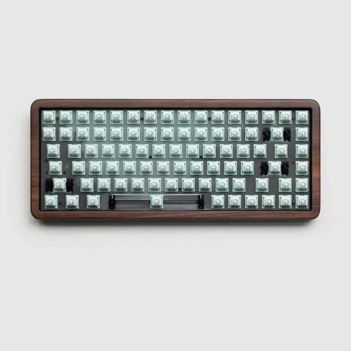 Womier WD75 V2 75% clavier avec QMK/VIA clavier de jeu en bois Tri-Mode sans fil mécanique clavier p